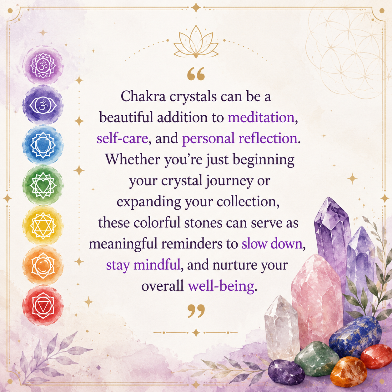 Choosing the Right Chakra Crystal